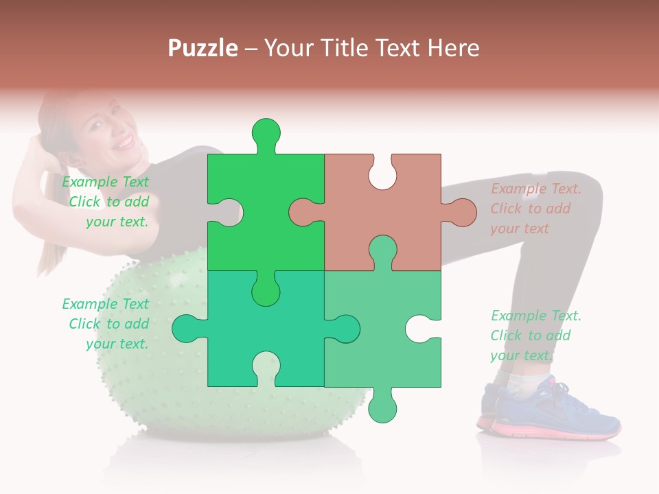 Muscular Beautiful Sporty PowerPoint Template