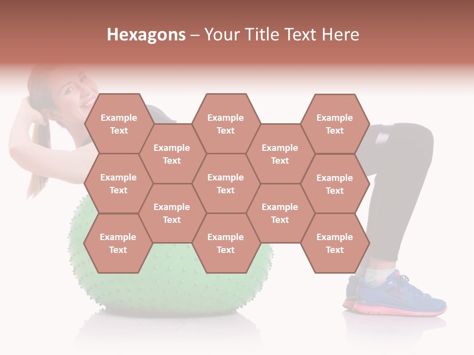 Muscular Beautiful Sporty PowerPoint Template