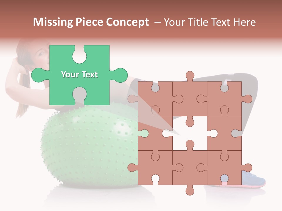 Muscular Beautiful Sporty PowerPoint Template