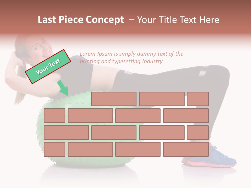 Muscular Beautiful Sporty PowerPoint Template