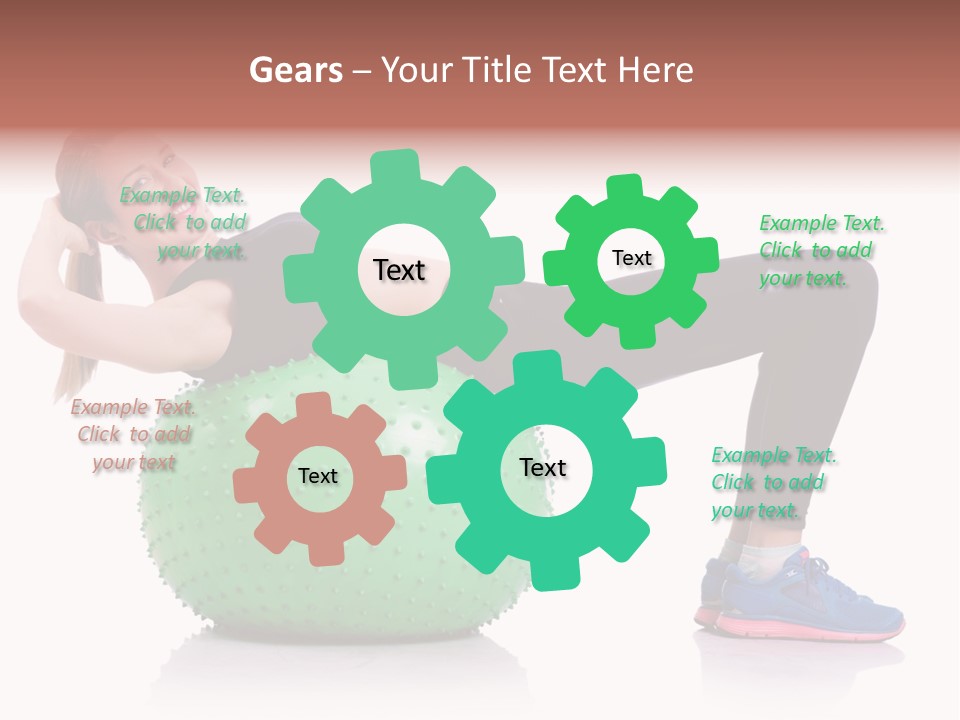 Muscular Beautiful Sporty PowerPoint Template