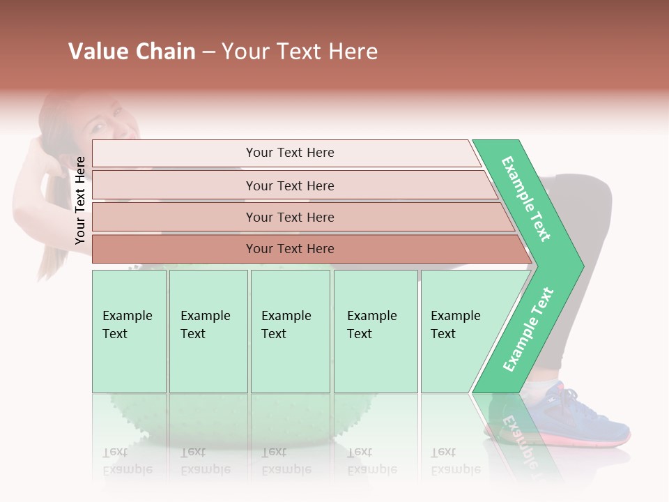 Muscular Beautiful Sporty PowerPoint Template