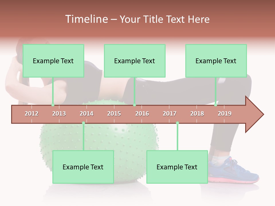 Muscular Beautiful Sporty PowerPoint Template