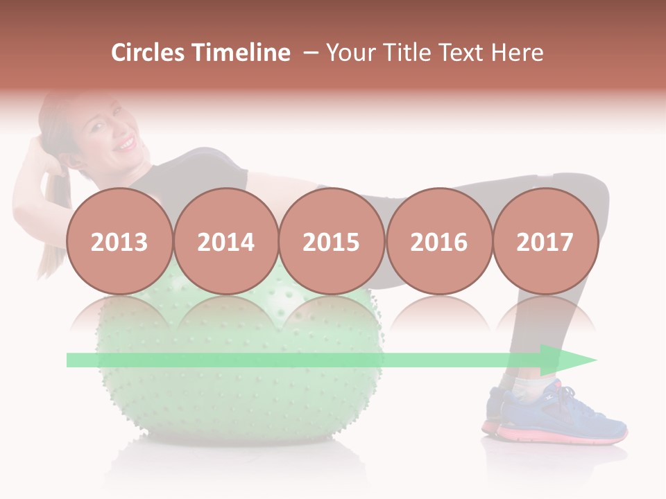 Muscular Beautiful Sporty PowerPoint Template