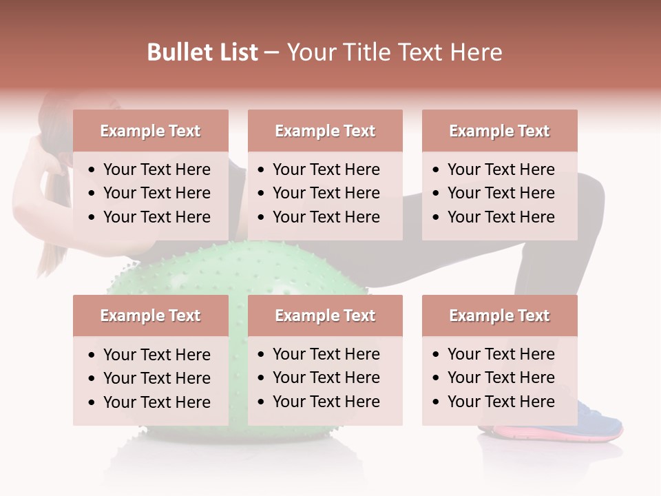 Muscular Beautiful Sporty PowerPoint Template