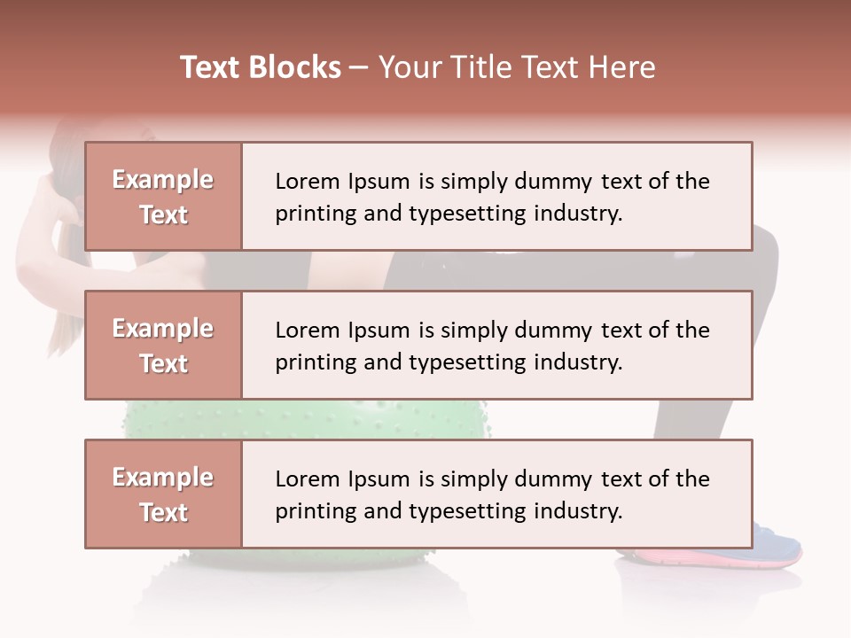 Muscular Beautiful Sporty PowerPoint Template