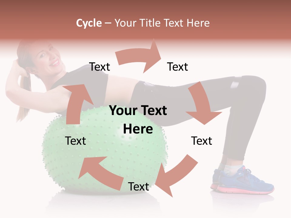 Muscular Beautiful Sporty PowerPoint Template