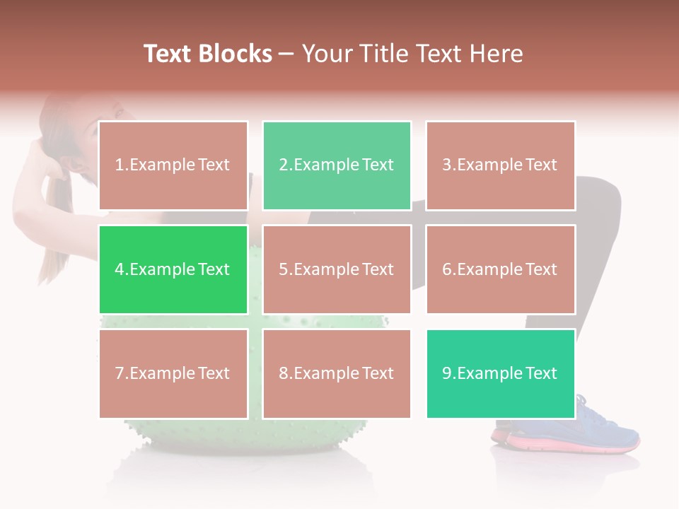 Muscular Beautiful Sporty PowerPoint Template