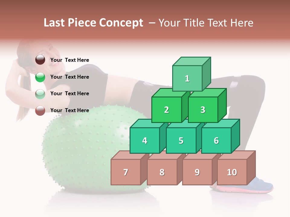 Muscular Beautiful Sporty PowerPoint Template