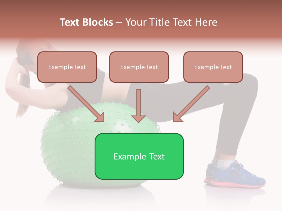 Muscular Beautiful Sporty PowerPoint Template