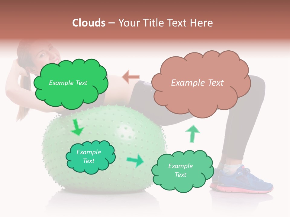 Muscular Beautiful Sporty PowerPoint Template