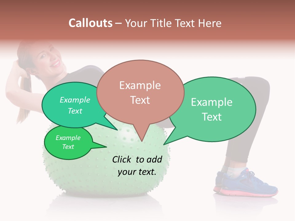 Muscular Beautiful Sporty PowerPoint Template