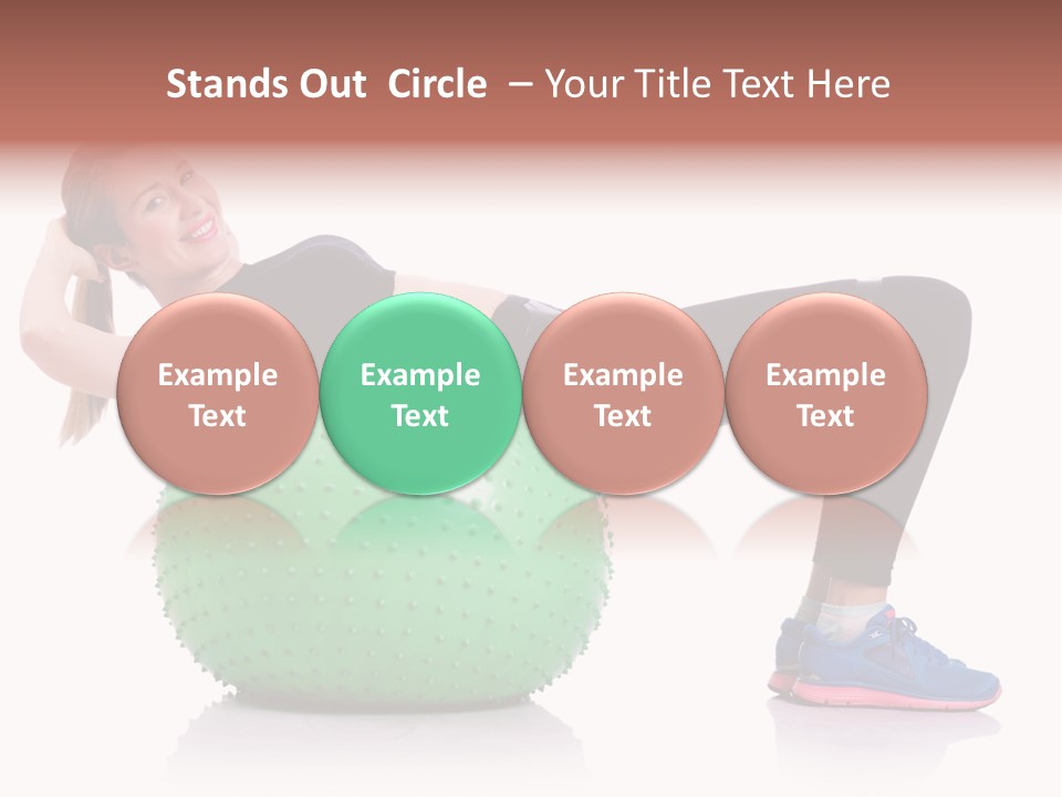 Muscular Beautiful Sporty PowerPoint Template