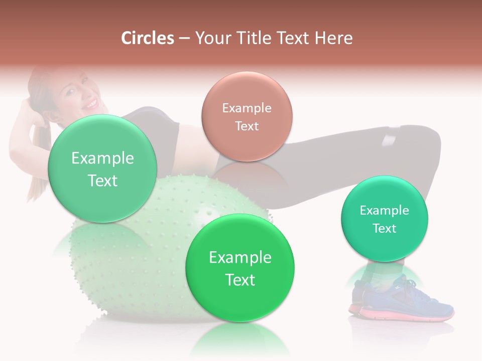 Muscular Beautiful Sporty PowerPoint Template