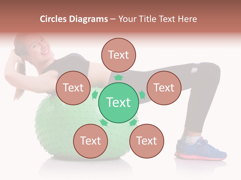 Muscular Beautiful Sporty PowerPoint Template