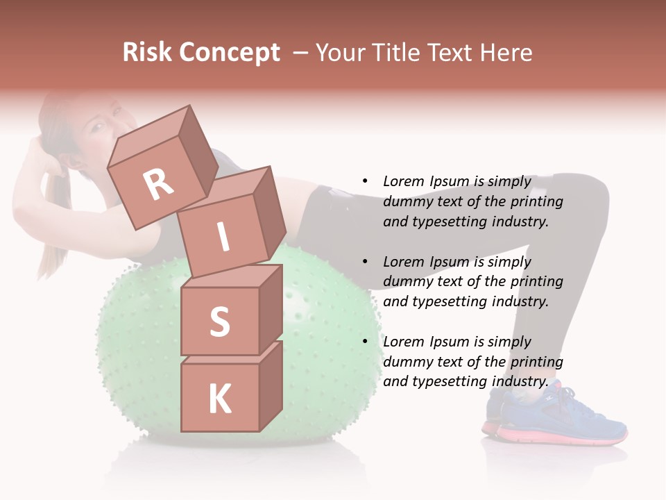 Muscular Beautiful Sporty PowerPoint Template