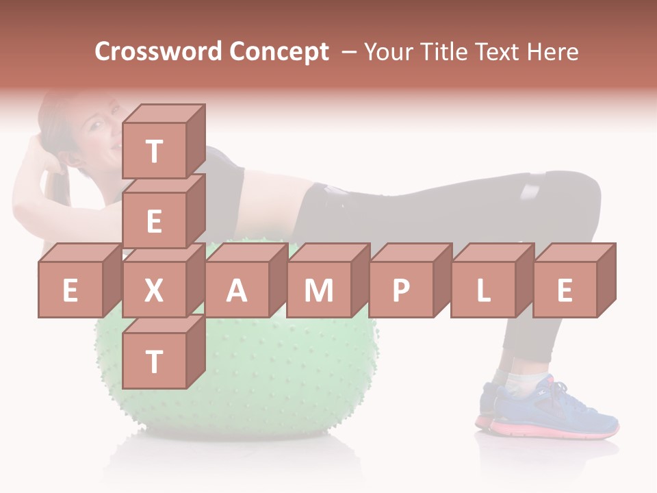 Muscular Beautiful Sporty PowerPoint Template