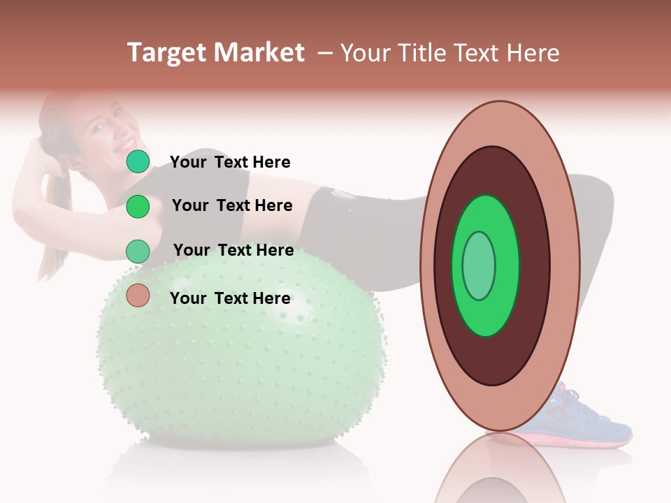 Muscular Beautiful Sporty PowerPoint Template