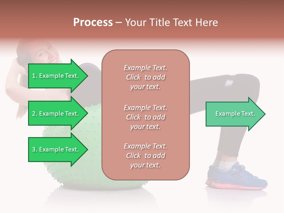 Muscular Beautiful Sporty PowerPoint Template