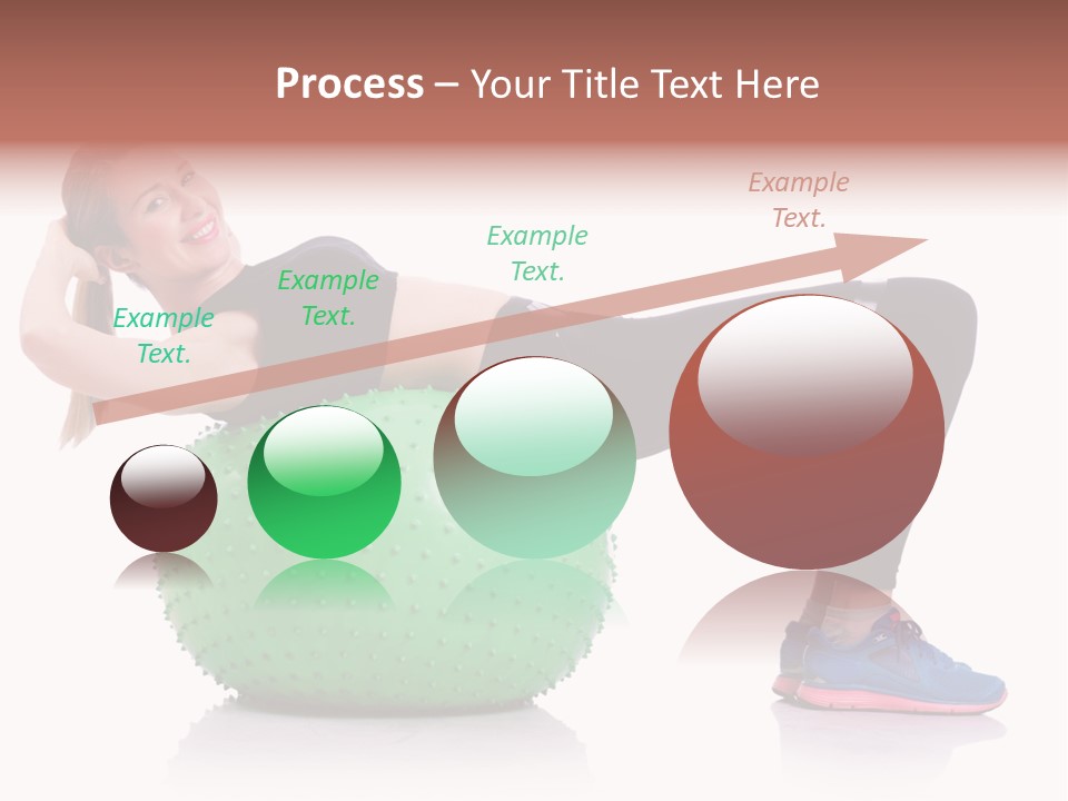 Muscular Beautiful Sporty PowerPoint Template