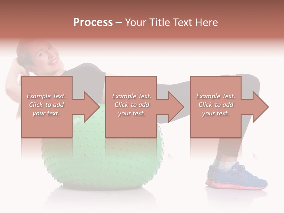 Muscular Beautiful Sporty PowerPoint Template