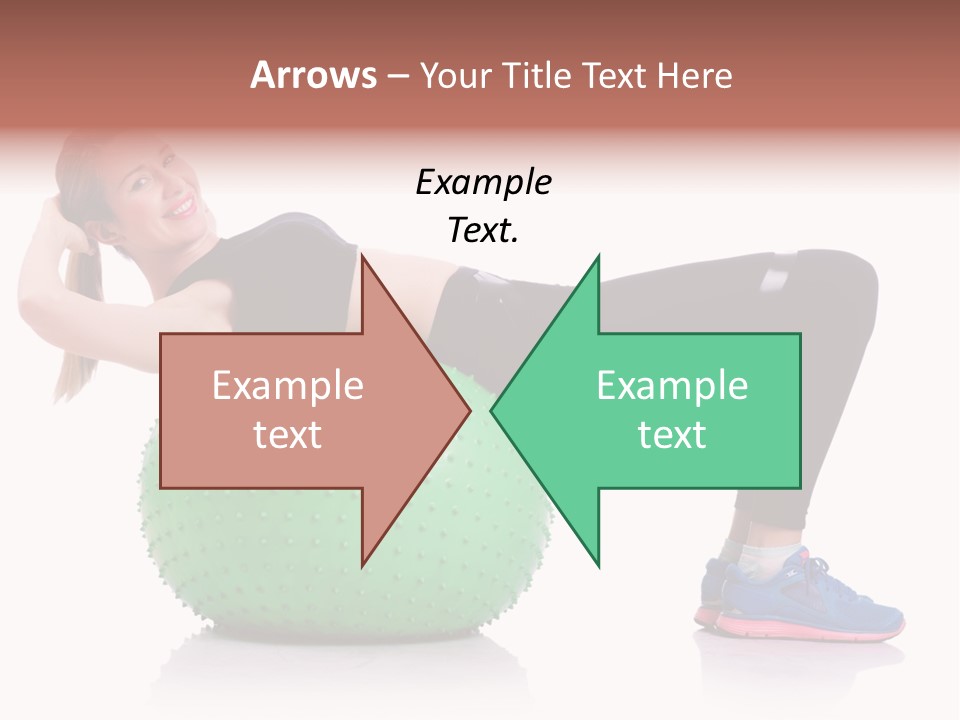 Muscular Beautiful Sporty PowerPoint Template