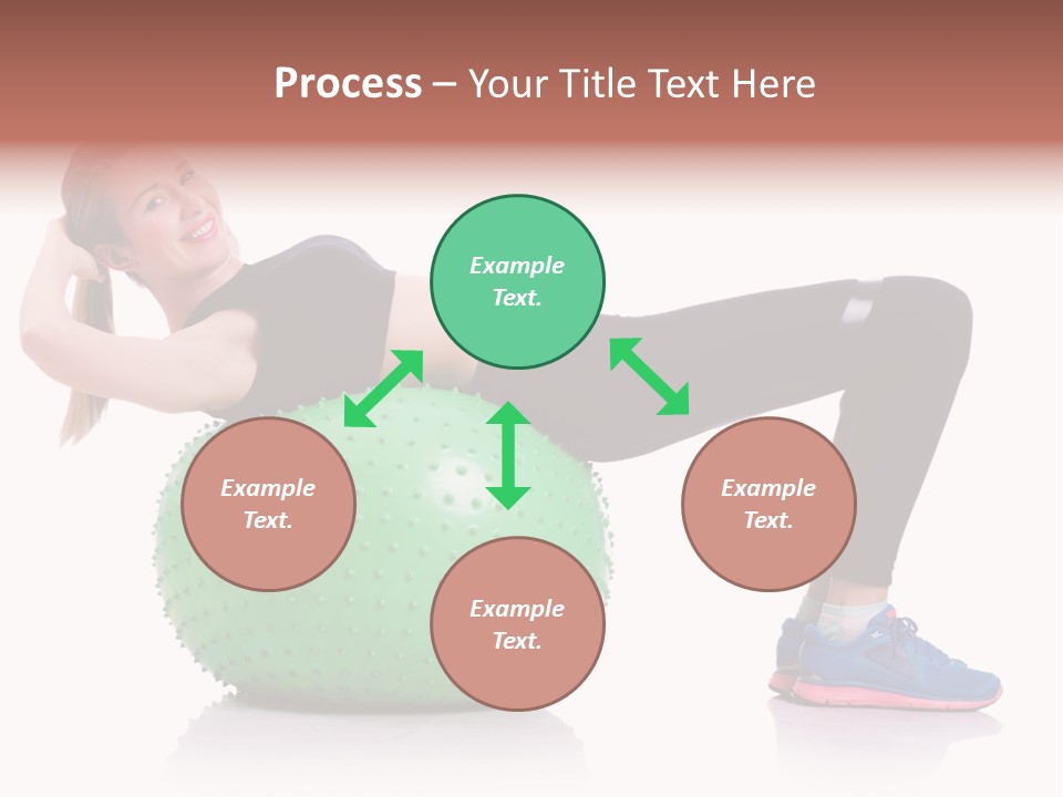 Muscular Beautiful Sporty PowerPoint Template