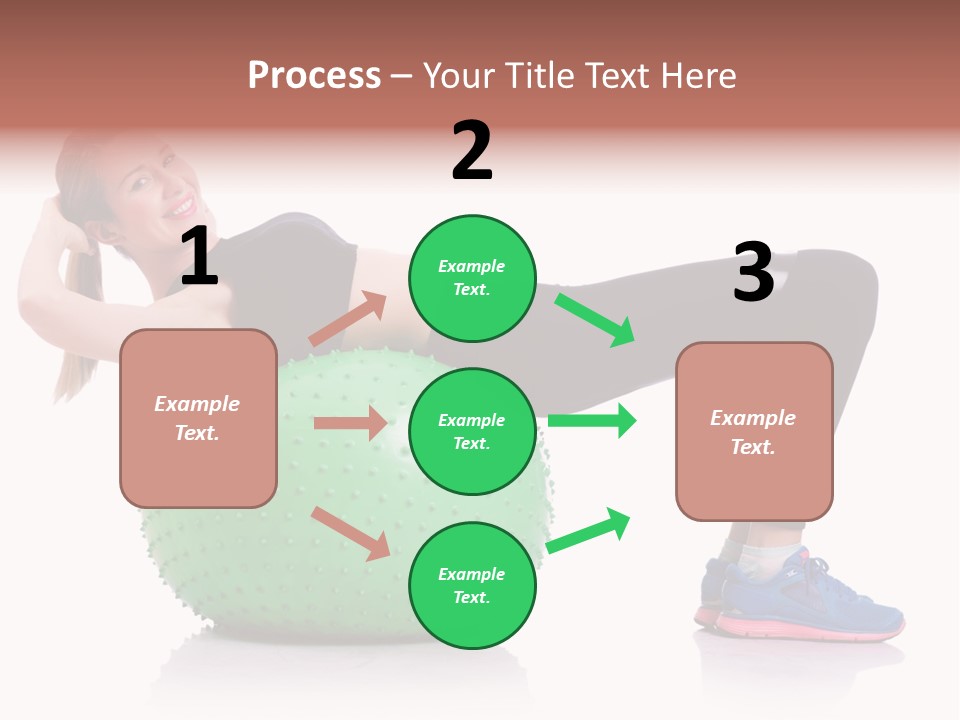 Muscular Beautiful Sporty PowerPoint Template