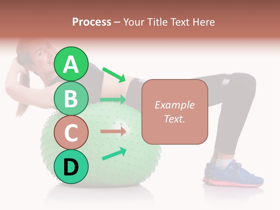 Muscular Beautiful Sporty PowerPoint Template