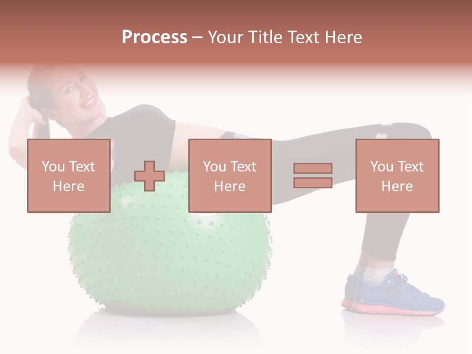 Muscular Beautiful Sporty PowerPoint Template