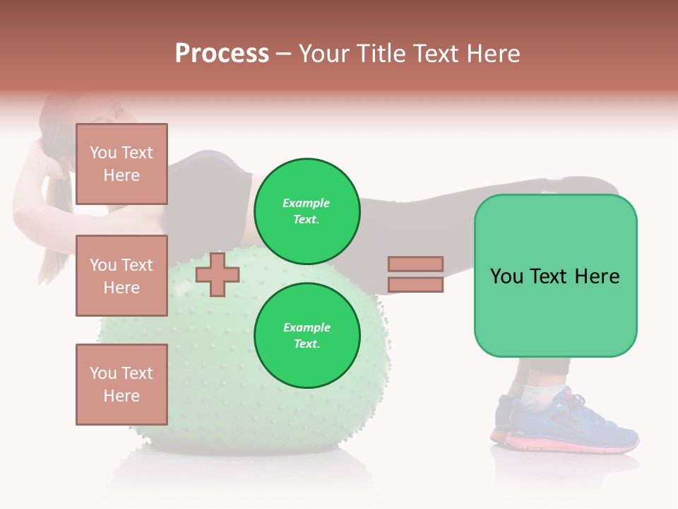 Muscular Beautiful Sporty PowerPoint Template