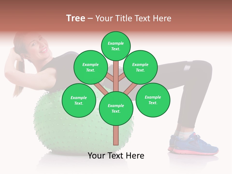 Muscular Beautiful Sporty PowerPoint Template