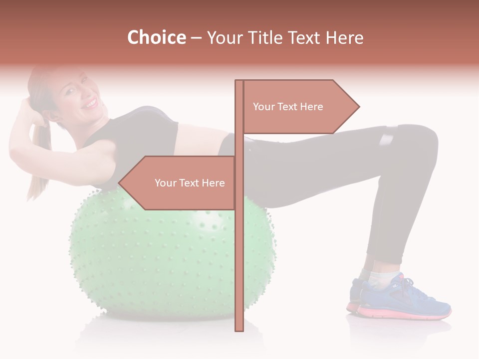 Muscular Beautiful Sporty PowerPoint Template