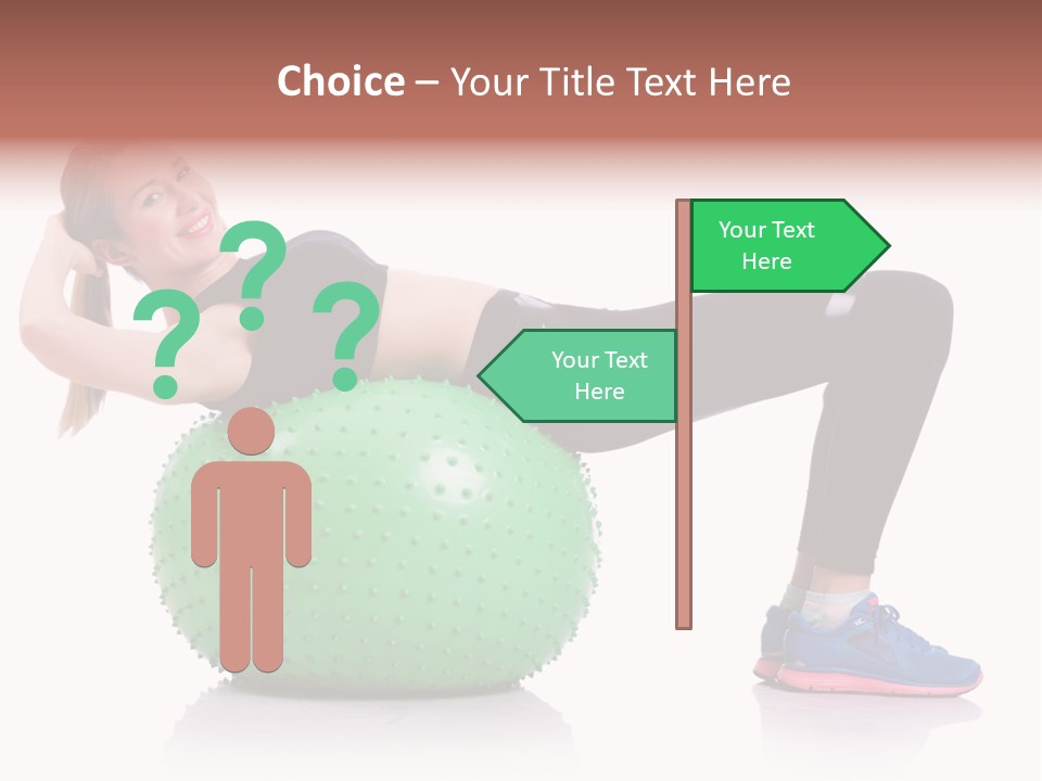 Muscular Beautiful Sporty PowerPoint Template