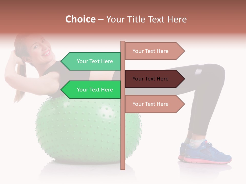 Muscular Beautiful Sporty PowerPoint Template