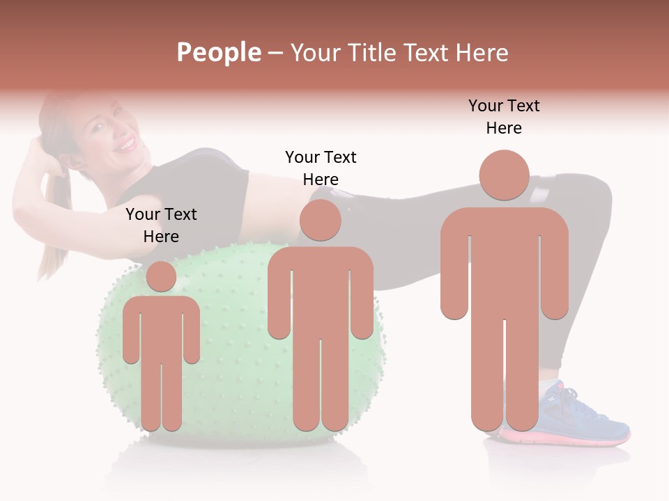 Muscular Beautiful Sporty PowerPoint Template