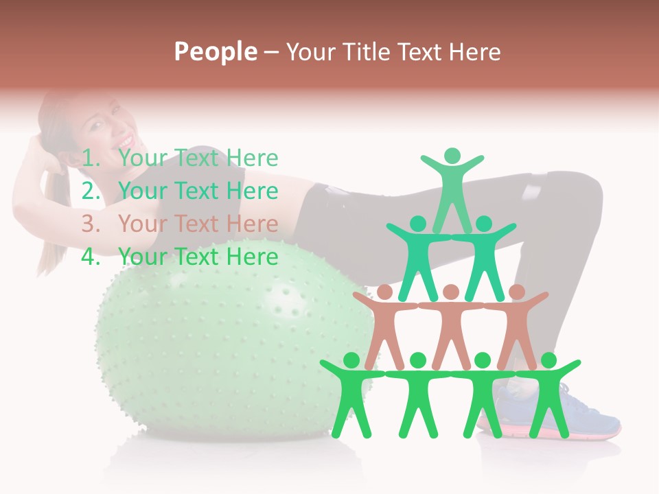 Muscular Beautiful Sporty PowerPoint Template