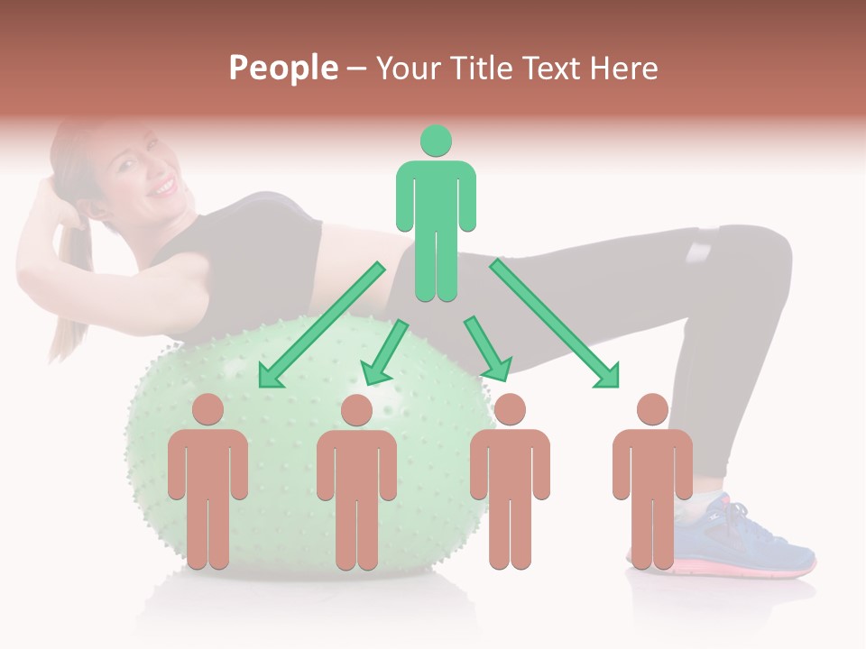 Muscular Beautiful Sporty PowerPoint Template