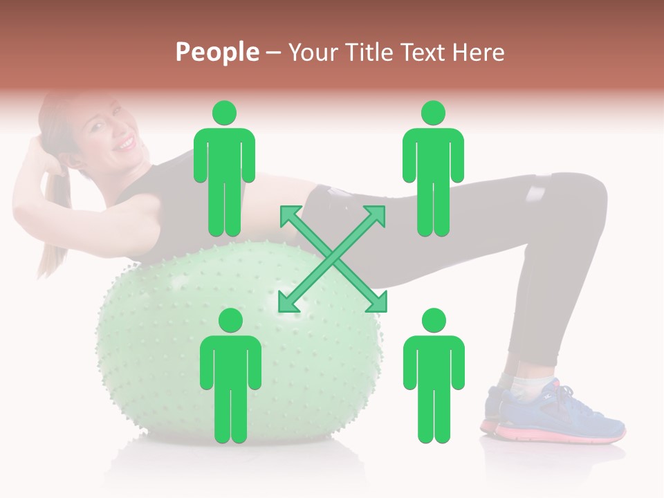 Muscular Beautiful Sporty PowerPoint Template