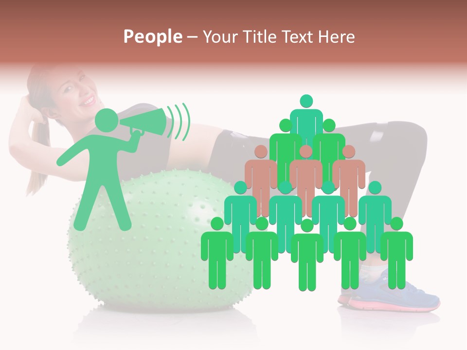 Muscular Beautiful Sporty PowerPoint Template