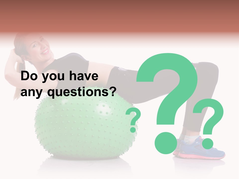 Muscular Beautiful Sporty PowerPoint Template