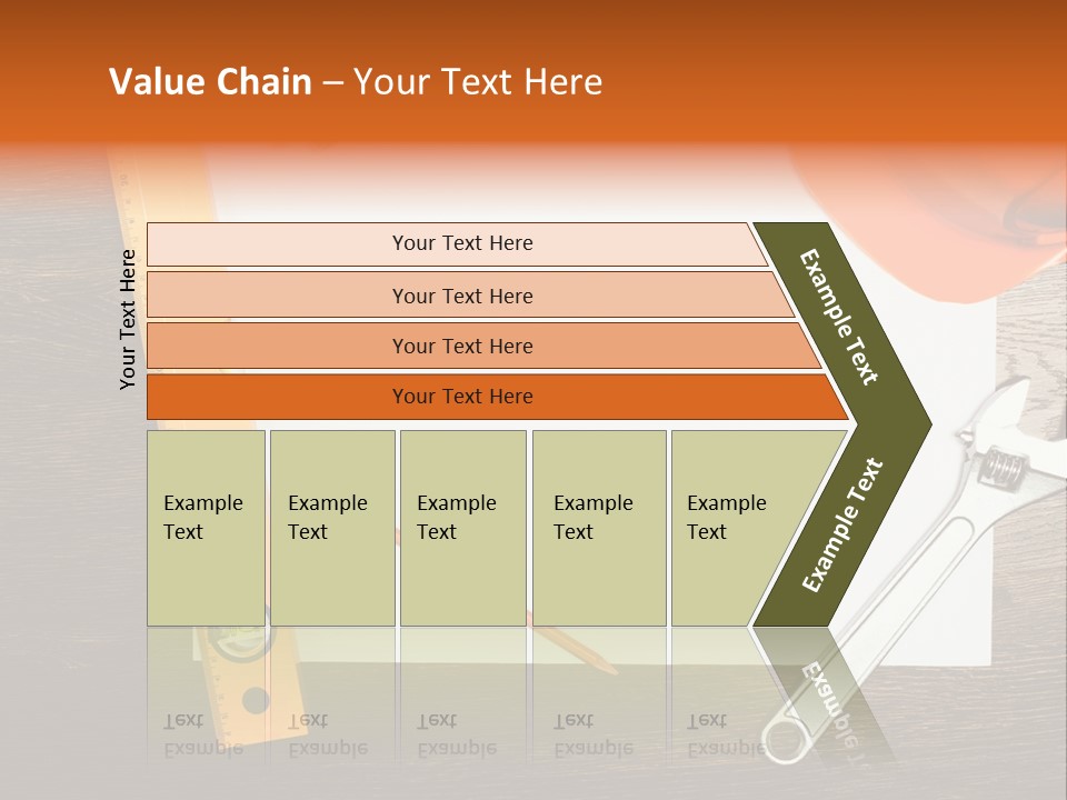 Reconstruction White Blueprint PowerPoint Template