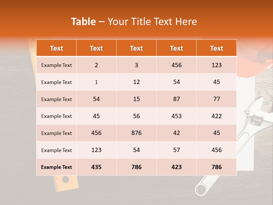 Reconstruction White Blueprint PowerPoint Template