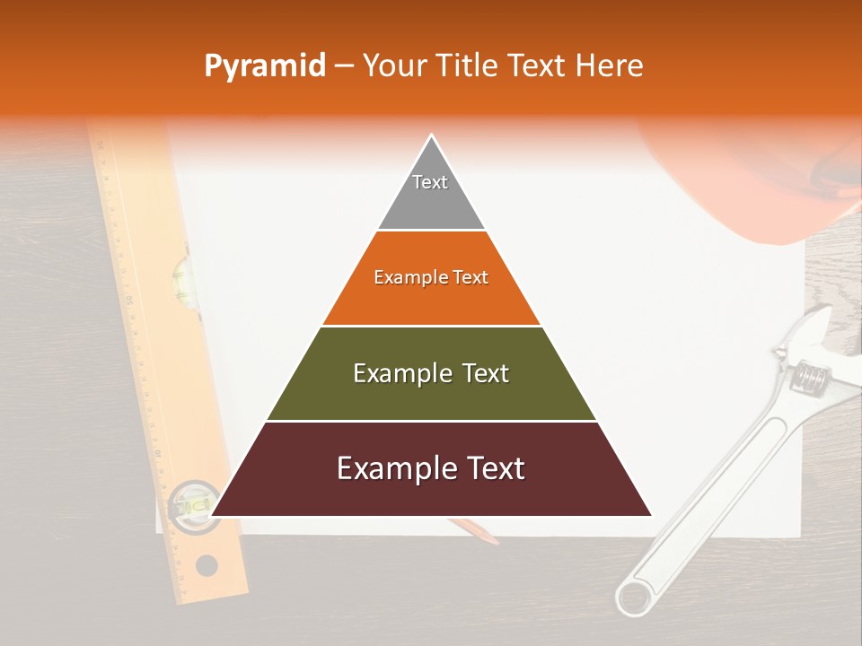 Reconstruction White Blueprint PowerPoint Template