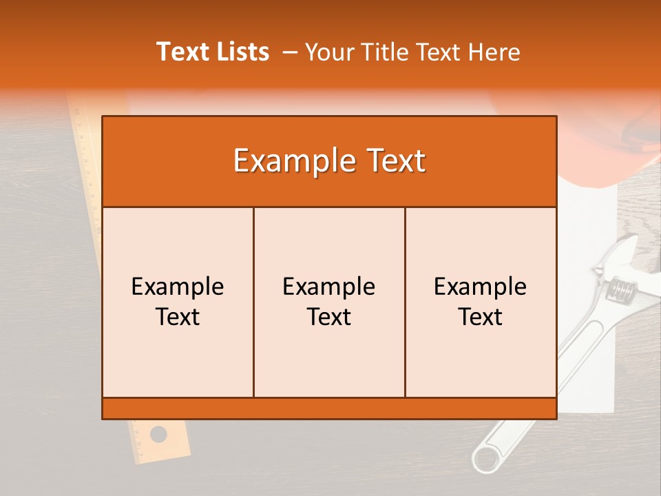 Reconstruction White Blueprint PowerPoint Template