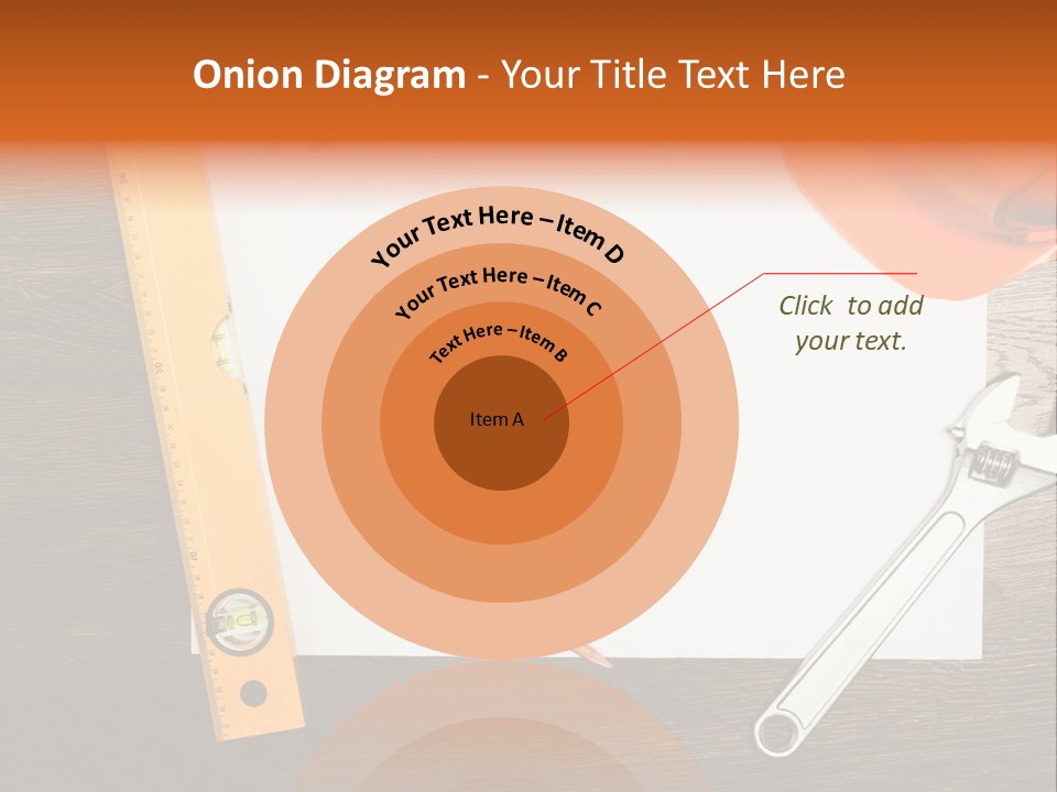 Reconstruction White Blueprint PowerPoint Template