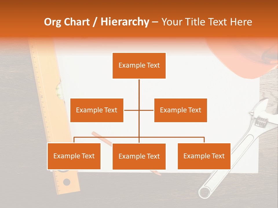 Reconstruction White Blueprint PowerPoint Template