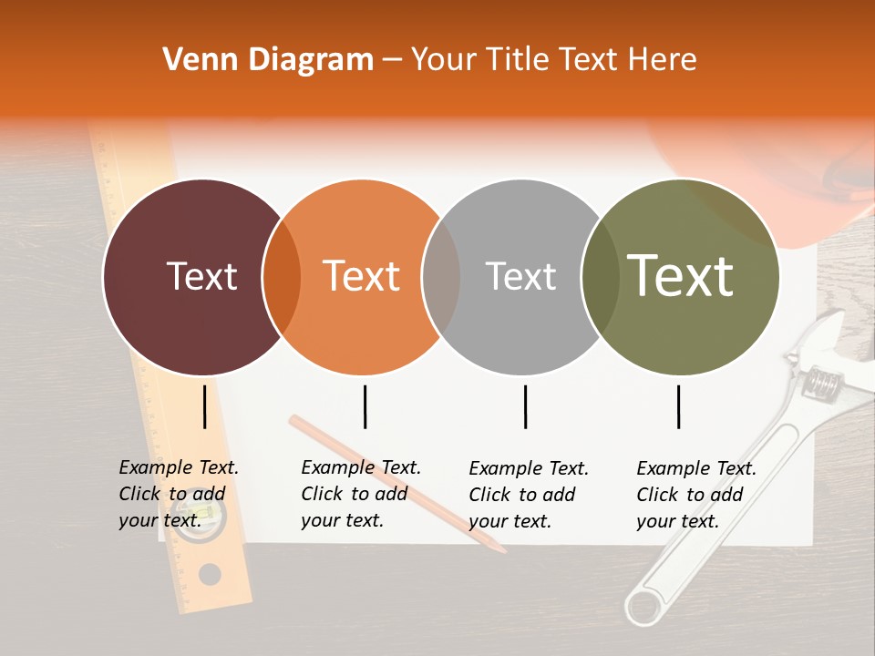 Reconstruction White Blueprint PowerPoint Template