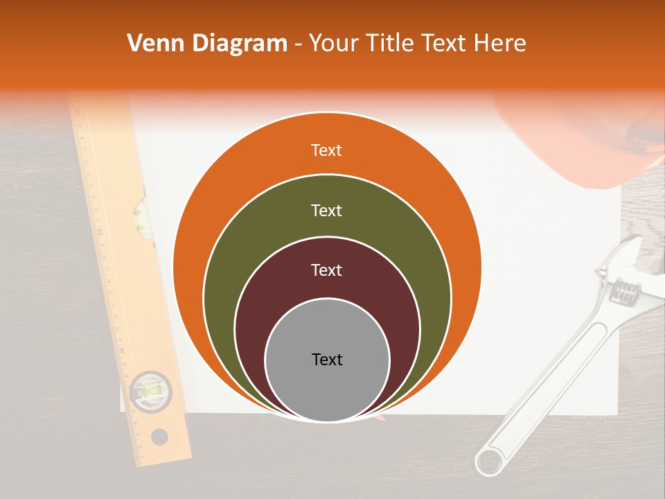 Reconstruction White Blueprint PowerPoint Template