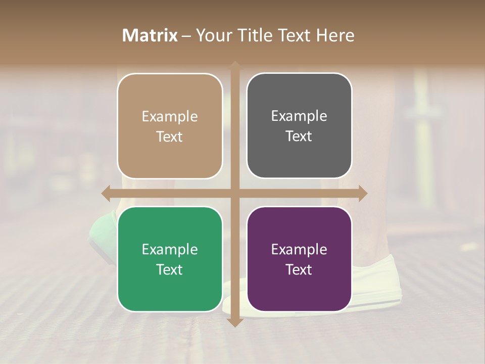 Romantic Caucasian Dolly Shoes PowerPoint Template